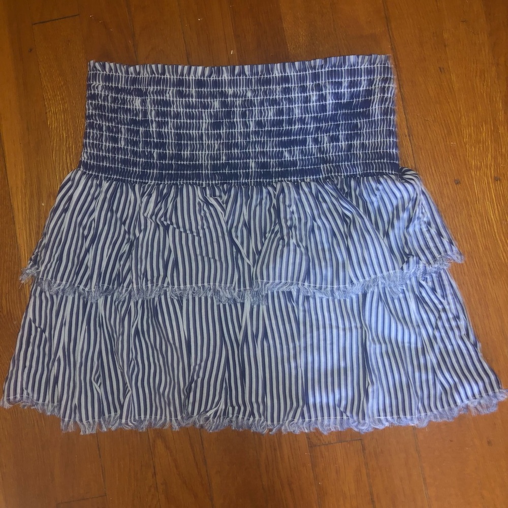 Aerie Tiered Striped Skirt
